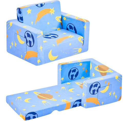 Sofá Convertible A Cama Para Niños - Sillas Cómodas