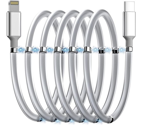 Cable Magnetico Tipo C A Lightning Para iPhone Tipo C Super