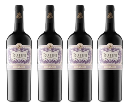 Vino Rutini Franc Cabernet Malbec 750cc X 4 Botellas