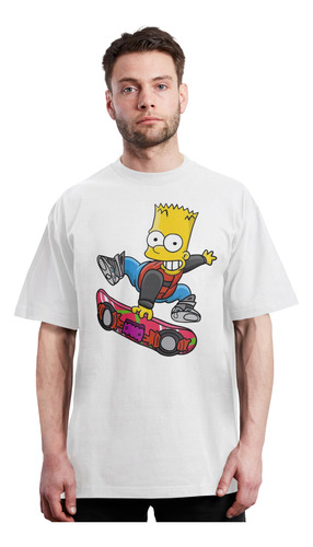 Los Simpsons - Bart - Volver Al Futuro - Series - Polera