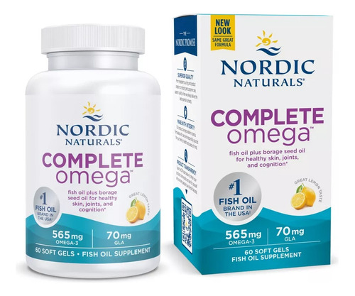 Nordic Naturals Complete Omega 3-6-9 Sabor Limón