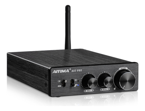 Amplificador Aiyima A07 Bluetooth 5.2 2.1 Con Salida De Alim
