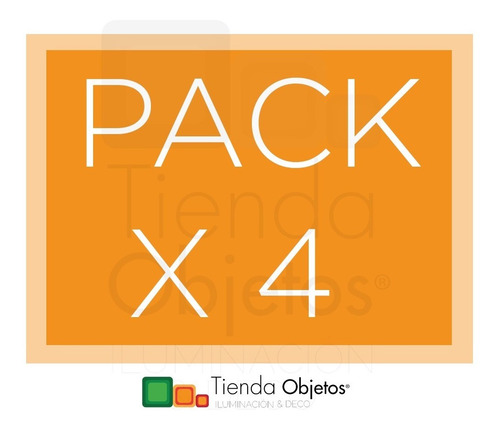 Pack 4 Plafon Panel Led Redondo Platil 28w Calido Cuotas