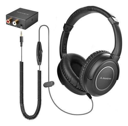 Avantree Hf2039 Auriculares Tv Con Cable Universales Fáciles