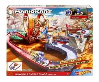 Hot Wheels Mario Kart Pista Castelo Do Caos Gnm22 - Mattel