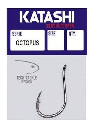 Anzuelos Katashi Octopus N 6/0 Blister X10 Unidades