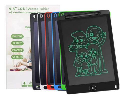 10 Pizarra Mágica Lcd Niños Tableta Multicolor 8'5 Mayoreo