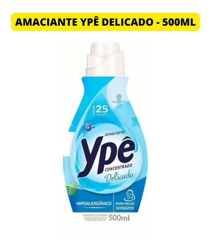 Amaciante Ypê Delicado em frasco 500 ml