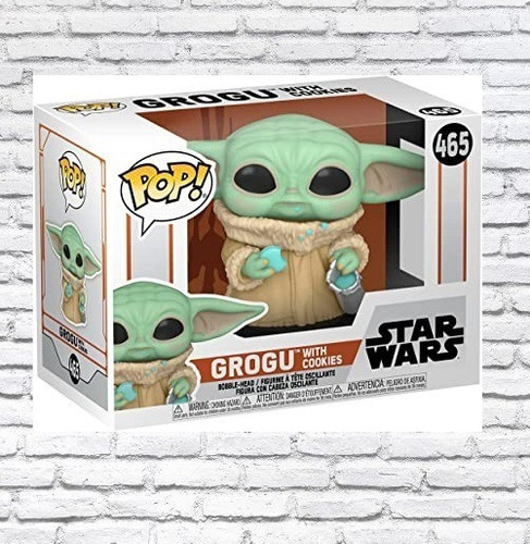 Figura Funko Grogu W/ Cookie The Mandalorian Star Wars #465