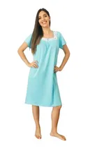 Comprar Camisón De Dama Manga Corta Algodón Mil Rayas T48-52 Art 950