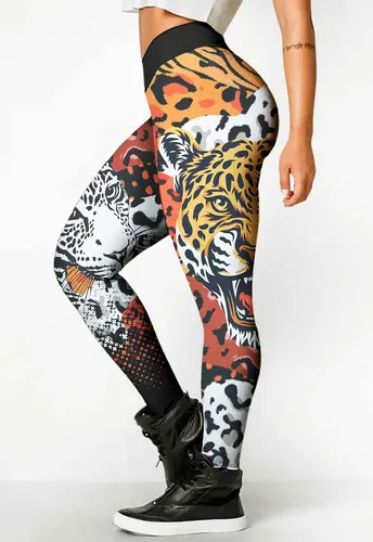 Legging onça academia 2025