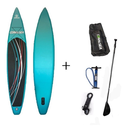 Tabla Sup Inflable Coralsea Wing 12`6 Race C/accesorios 150k