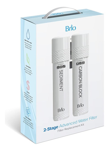 Kit De Reemplazo Del Filtro Del Enfriador De Agua Brio De 2 