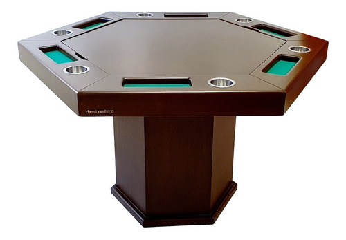 Mesa De Poker O Cartas Hexagonal - Bago