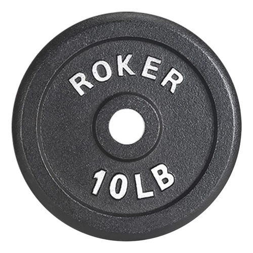 Disco De Acero Negro 4.54 Kg 10 Lb