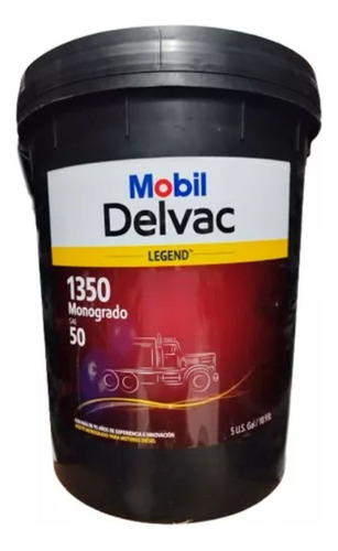 Aceite Mobil Maxi Diesel 50 Mineral Para Vehículos A Gasoil