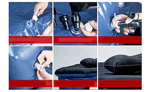 Yaetact Viaje En Coche Colchon Inflable Cama Inflable Campin