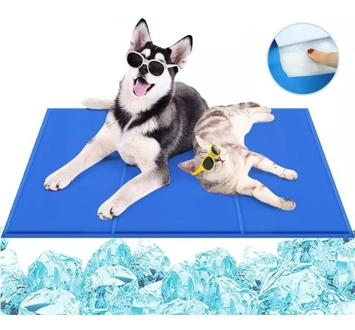 Manta Gel Refrescante Mascotas Refrigerante 90x50 Reusable