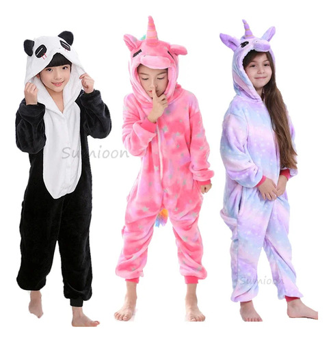 Pijama De Unicornio Para Niños Y Niñas, Pijama De Animales P