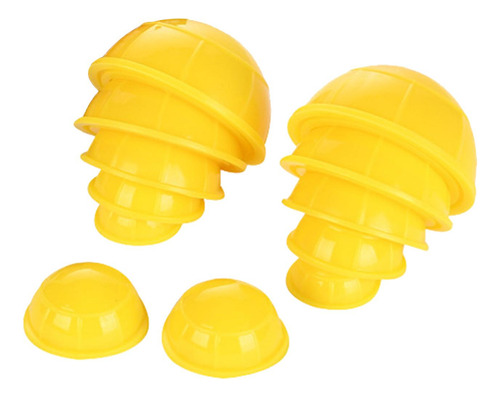 2 X 12x Ventosas De Silicona Al VacĂo, Accesorios Amarillo