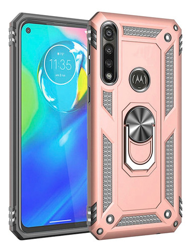 Funda Anillo Moto G8 Plus O G8 Play Uso Rudo Antigolpes