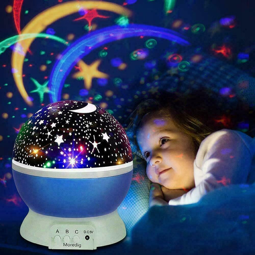 Proyector De Luz Nocturna Nebula Structure Para Niños