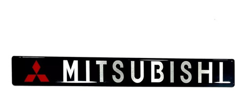 Emblema Mitsubishi Montero Dakar Porta Placa Plaquero (3m) 