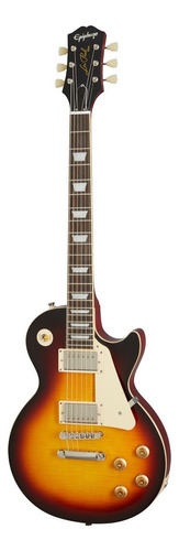 Guitarra eléctrica Epiphone Les Paul Standard 1959 de caoba aged dark burst brillante con diapasón de laurel indio