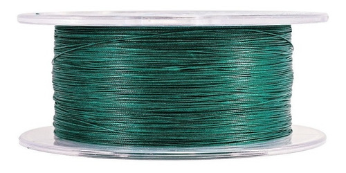 Hilo De Pesca Trenzado 40.4kg Dia 0.4mm No.6 200mts Color Verde