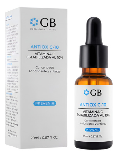 Concentrado Antioxidante Antiox C-10 Vitamina C 10% 20ml Gb