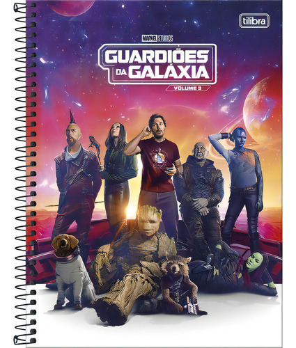 Caderno 1 Materia Guardioes Da Galaxia Capa Sortida Tilibra