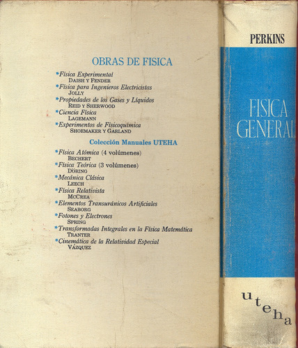 Física General 1955 | Perkins Editorial Uteha (Usado)