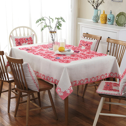 Elegante Decoración Ecológica Con Estampado De Rosetones De