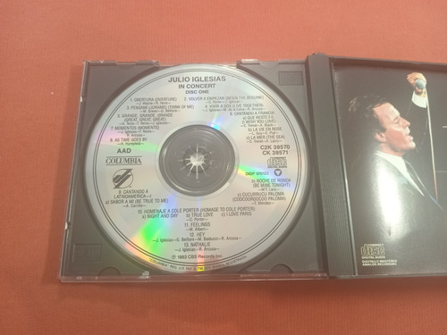 Julio Iglesias - In Concert Tokyo Japan Cd Doble - Usa B32 (Usado)