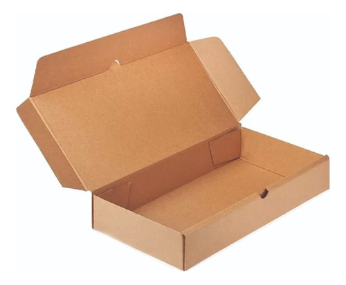 Caja De Embalaje Para Alimentos Market Paper Media Pizza 31x16x5 Marrón 5cm De Alto X 16cm De Ancho X 31cm De Largo De 200 Unidades