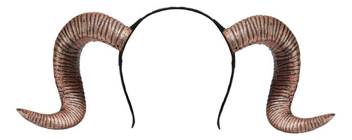 Oveja Cabeza Cosplay Headwear Halloween Traje Marron