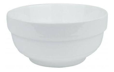 Pack 3x: Bowl Ceramica Blanca 12.8x6.3cm C Guarda