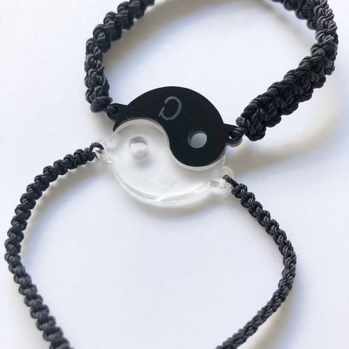 Pulseras Para Parejas Personalizadas Yin Yang