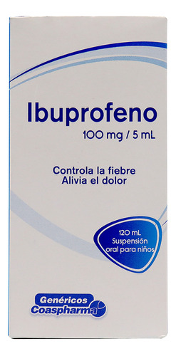 Ibuprofeno Jarabe 100 Mg (coaspharma) Frasco X 120 Ml