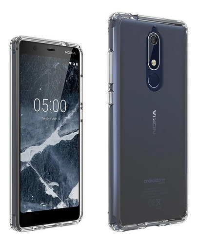 Funda Acrilico Para Nokia 5.1 Plus Ta-1109 Con Cristal