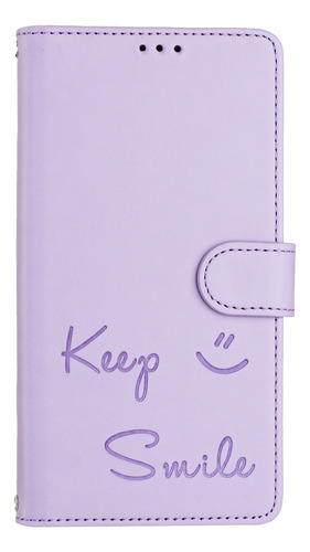 Funda De Piel Con Forma De Cara Sonriente Para Cubot Note 40/p50/a10/a20/a30/max 5, Cierre Magnético, Ranuras Para Tarjetas, Cartera