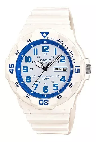 Relojes niños Casio, digital, sumergible, color blanco, alarma