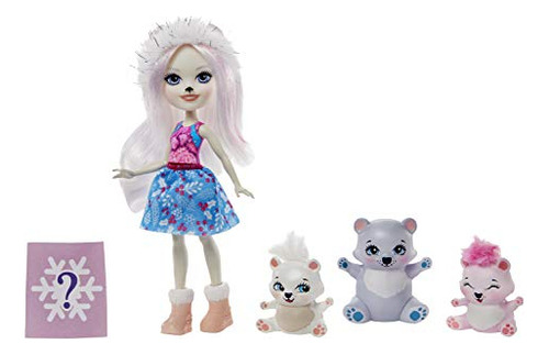 Set De Juguetes Enchantimals Pristina Polar Bear Small