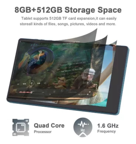 Tablet C Idea Cm513 Pro 5g 7 8gb 512gb.nuevo Caja Completa Azul