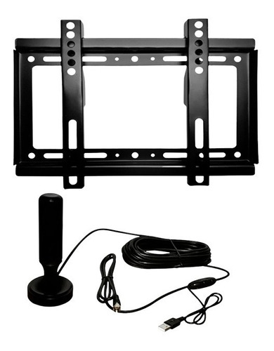 Soporte Fijo Pantallas De 14  A 42 Pulgadas + Antena Hd 360°