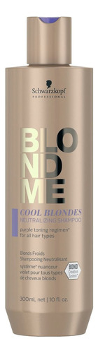 Shampoo Matizador Para Cabello Schwarzkopf Blondme 300 Ml