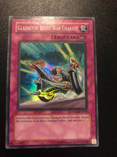 Yugioh! Gladiator Beast War Chariot Tdgs-en074