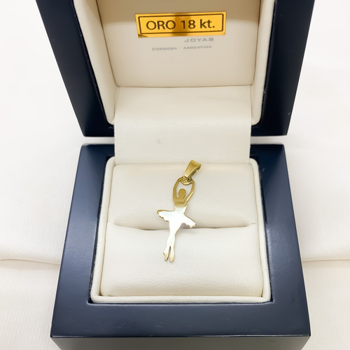 Dije Bailarina Ballet Clásico Danza Oro 18k Macizo