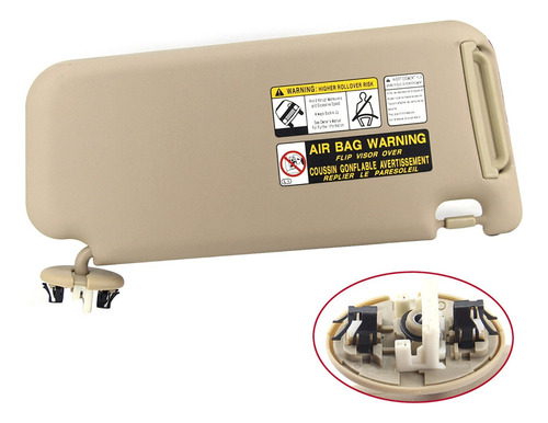 Parasol Izquierdo Beige Para Toyota Rav4 2006-2012