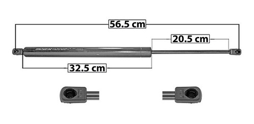 1-amortiguador 5a Puerta Izq O Der Spart Nissan Xterra 00-01